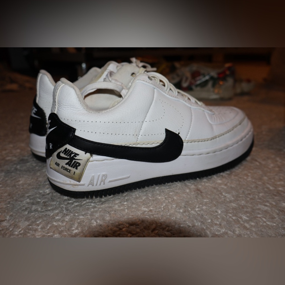Black and White Nike Air Force 1's